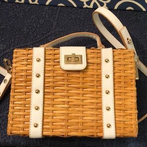 Milly Wicker Crossbody